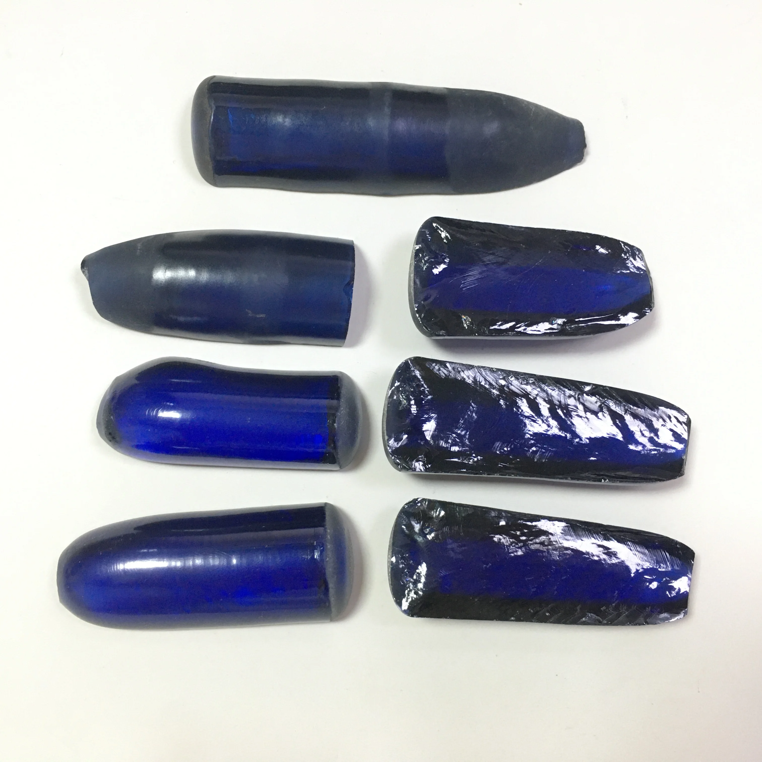 

Synthetic gems rough corundum raw material sapphire #33 synthetic corundum stone, Blue