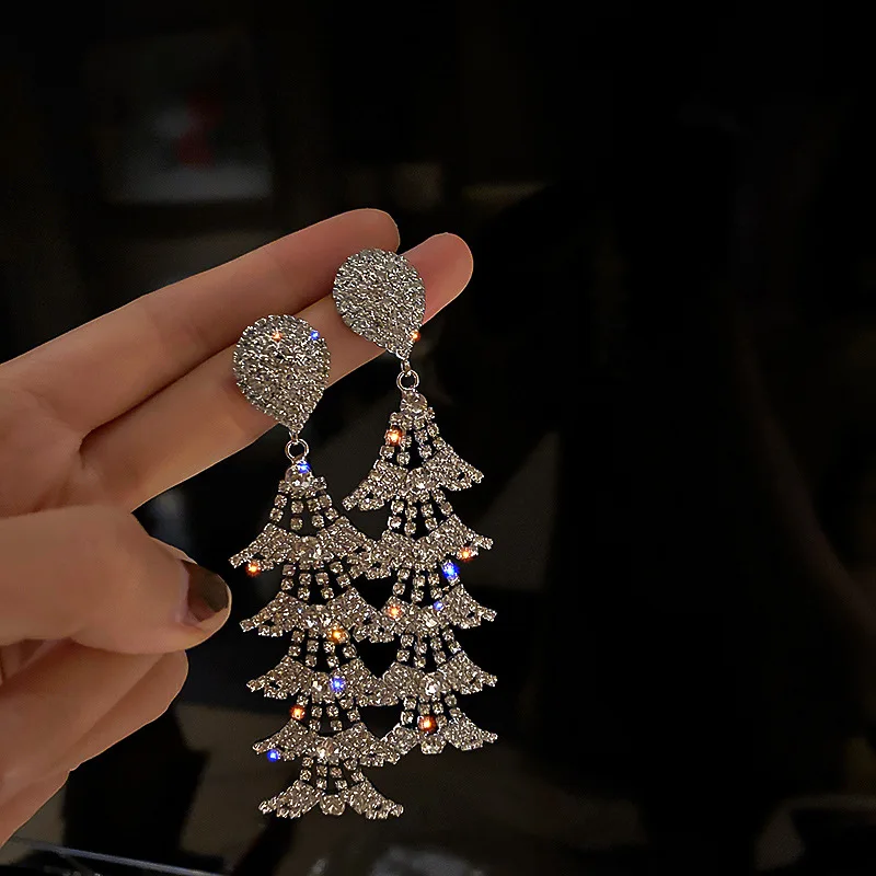 

New Arrival Christmas Tree Earrings Ladies Earrings Minimalist Jewelry