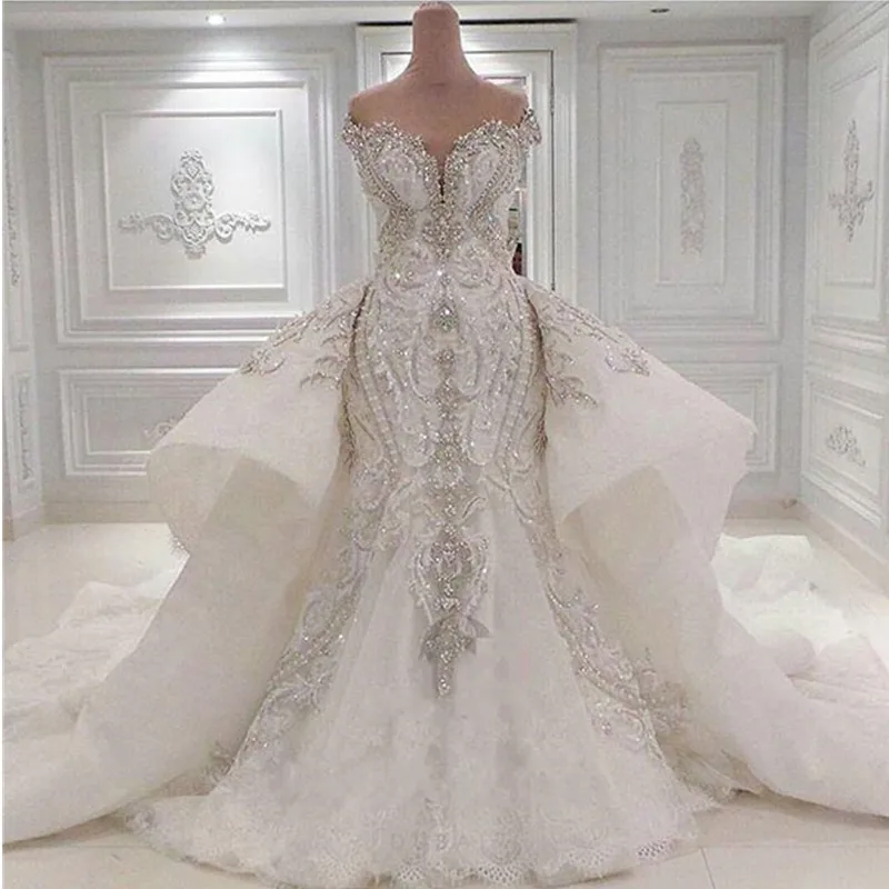 diamond wedding gown