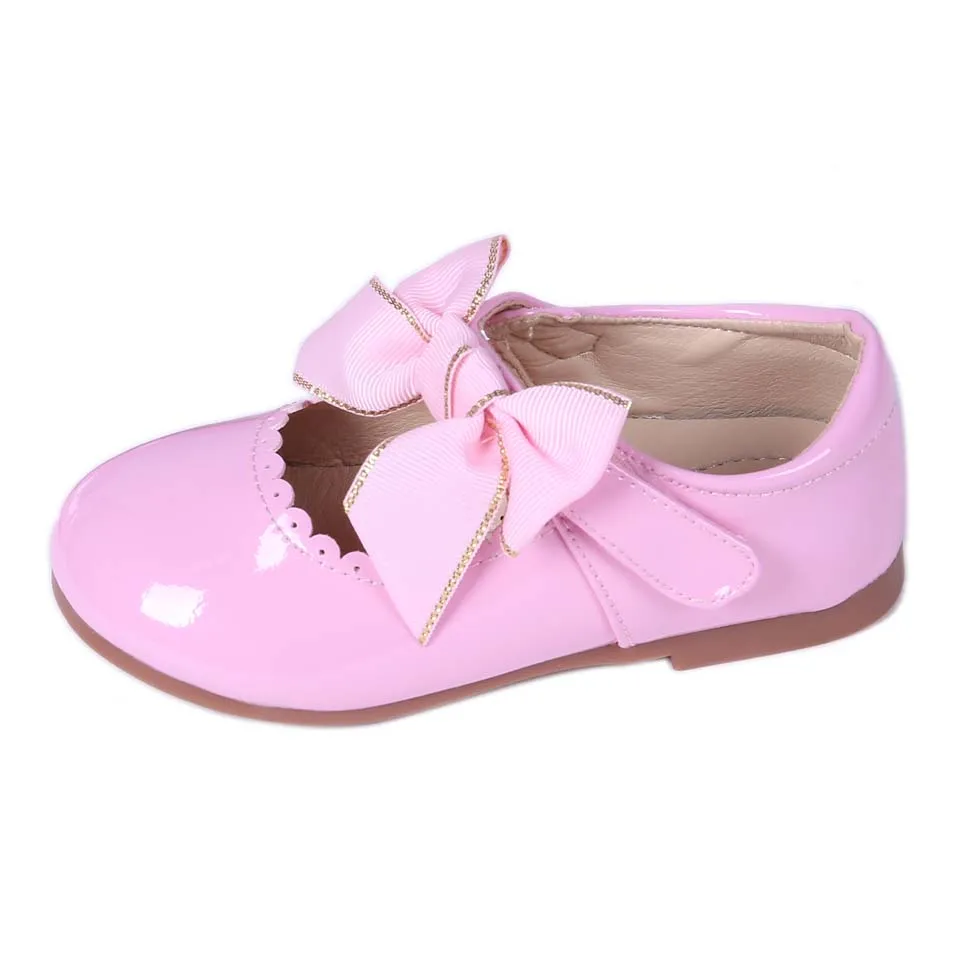 Pettigirl Wholesale Pink Baby Shoe Leather Baby Shoes Boutique Shoes ...