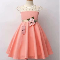 

Latest Child Dress Design Baby Girl Frock, Summer Pink Baby Girl Birthday Dress