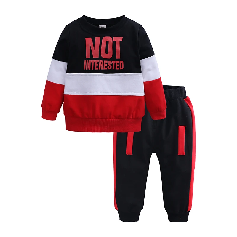 

Winter Boutique Clothes for Kids Children Sports Clothing Sets Competitive Price Teenage Boys Baby Boys Full 100% Cotton Support, Red boys kids clothing