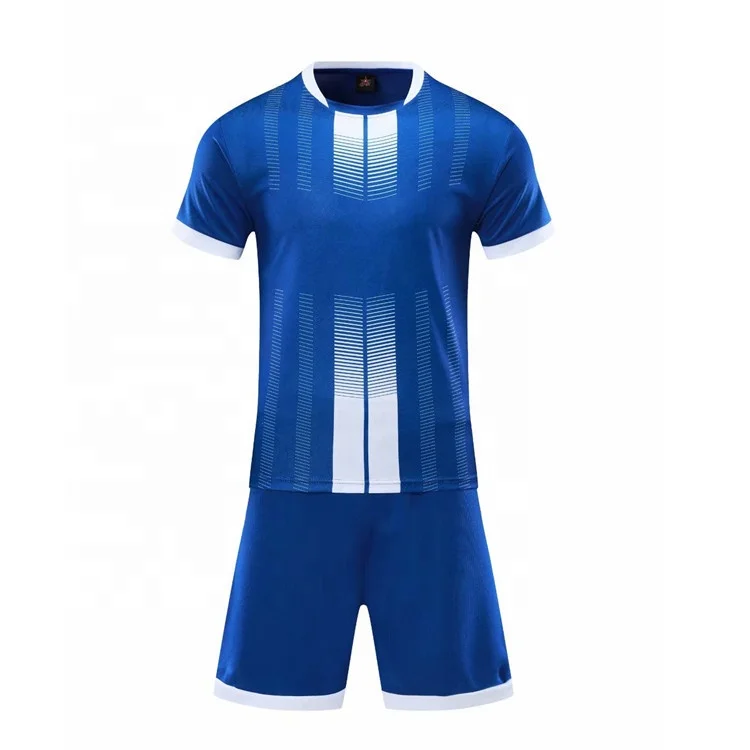 

Wholesale Polyester Soccer Uniforms Sublimation Blank Soccer Jersey, Any colors can be made