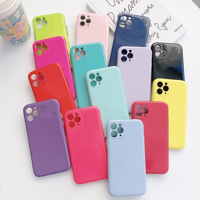 

cell phone case Factory manufacturer wholesale mobile phone case for iphone 11 case Solid color for iphone 11 cover
