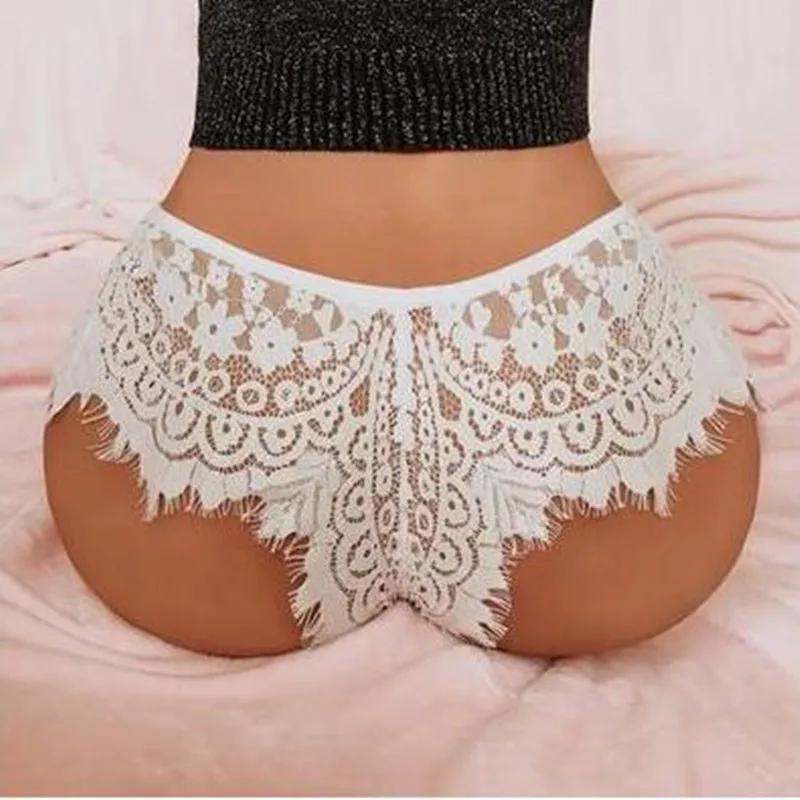 

2021 hot sale Temptation low waist hollow briefs sexy panties transparent lace sexy panties, Picture shown