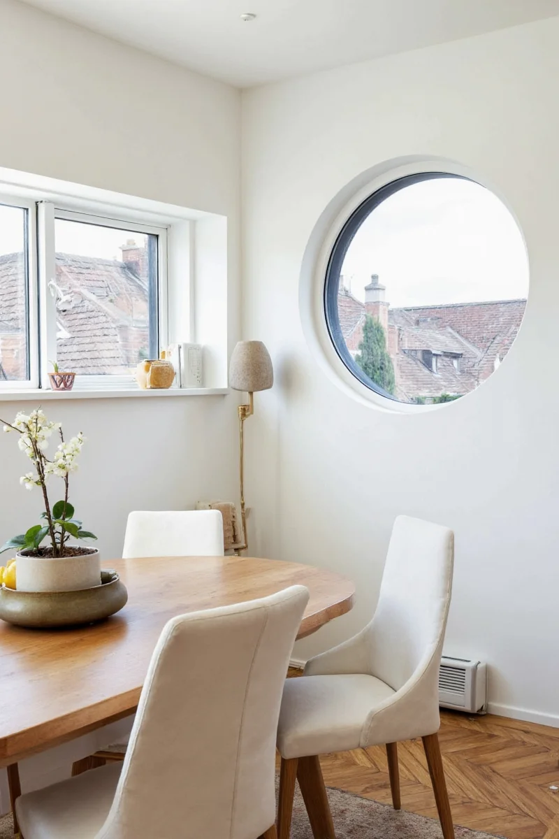 10 genius round window decor ideas for a family friendly home
