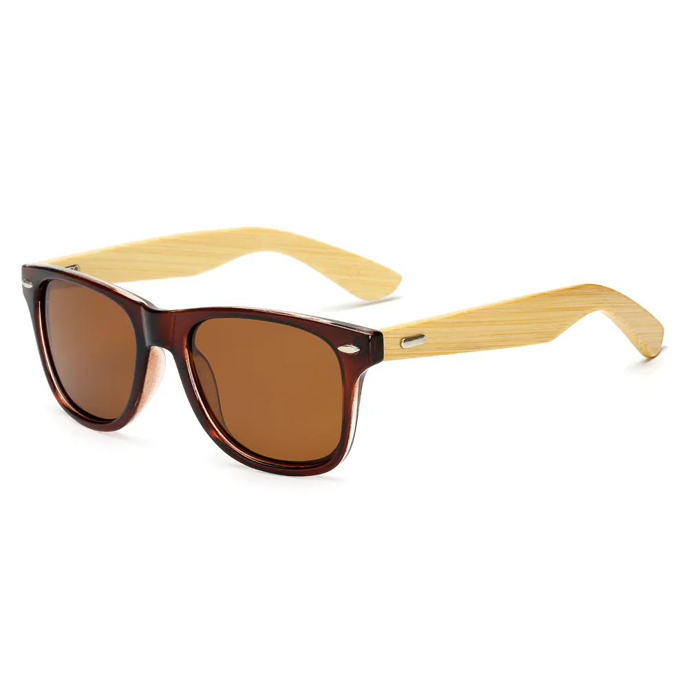 

SKYWAY Custom Logo Square Bamboo Sun Glasses Wood Sunglasses For Men Women