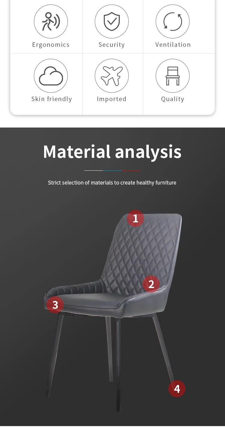 Sillas De Comedor De Cuero Sintético Para Restaurante,Nuevo Diseño