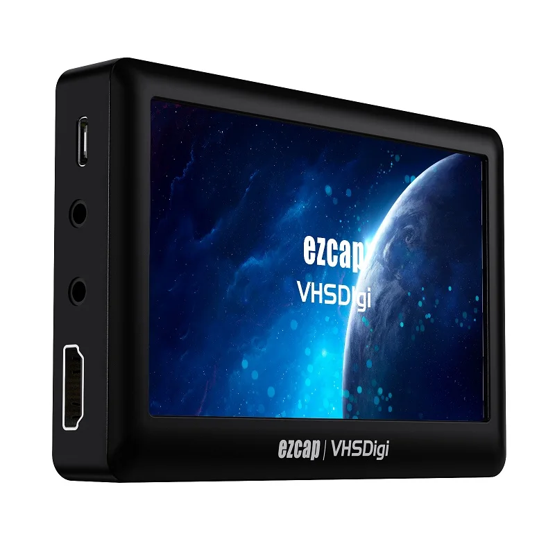 

ezcap180 VHS Digitize with 4.3 inch Display Standalone CVBS AV Composite Analog Video Capture Recorder, Black