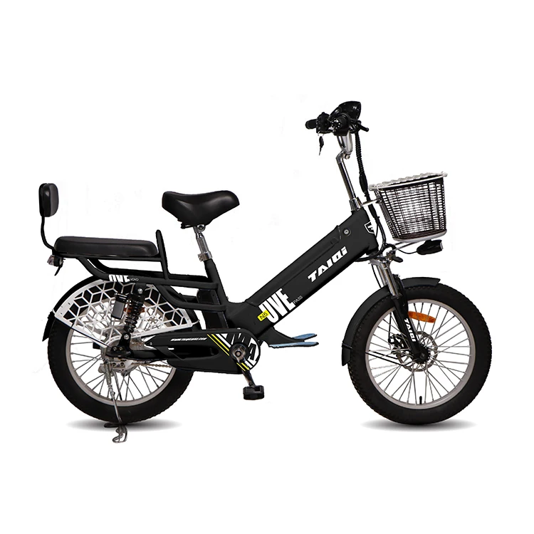 

TAIQI N5 48V 350W brushless motor ebike electric bicycle with LCD display/Front Disc&Rear Expanding Brake/48V10AH Big Battery