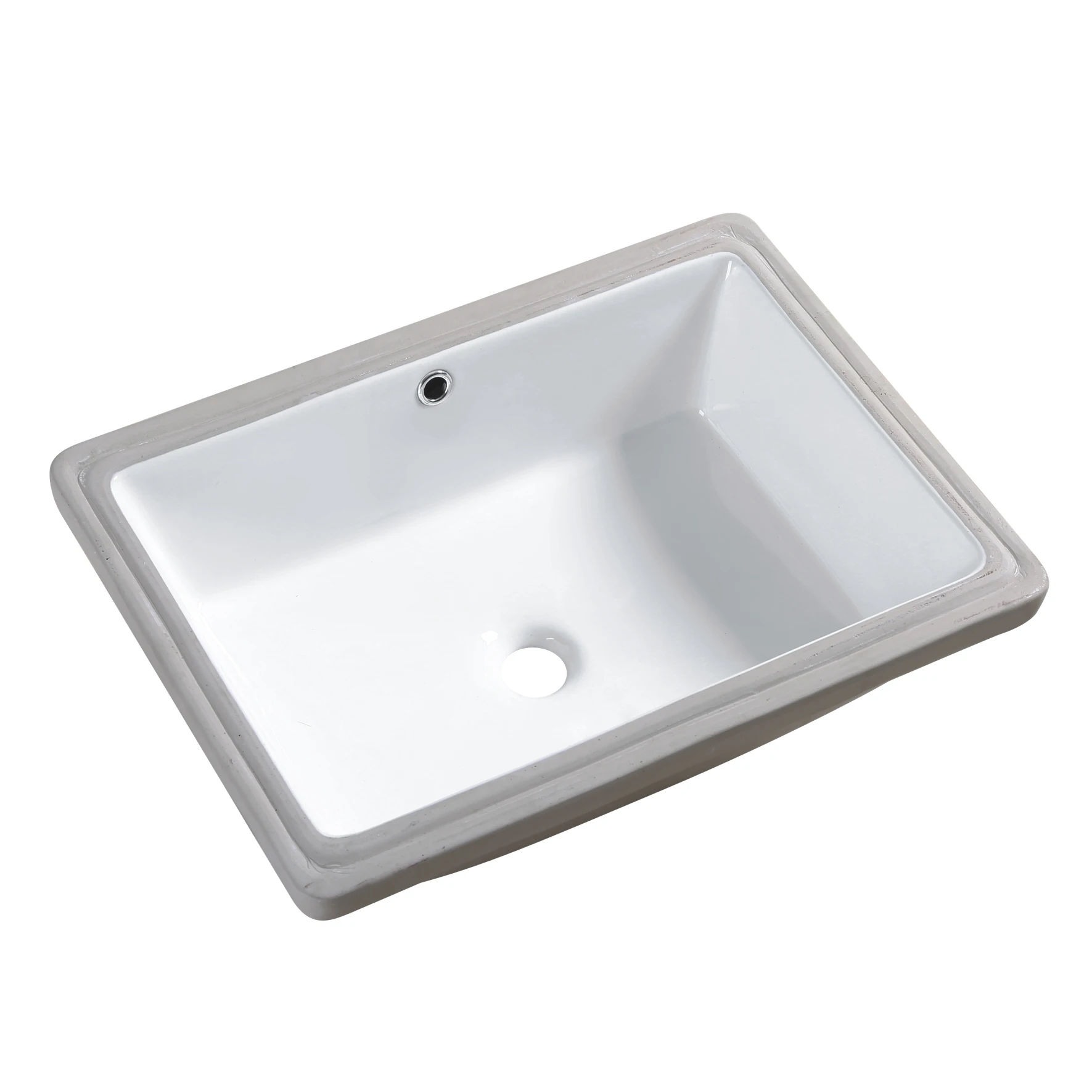 New style bathroom daily use hand wash basin rectangular Hotel customized ceramic under counter basin