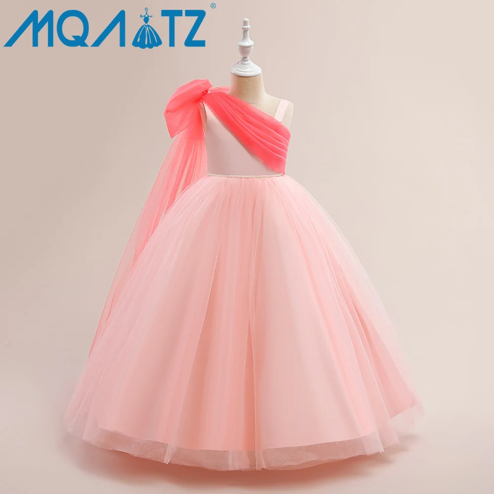 

MQATZ Flower Tulle Flower Princess Boutique Tutu Dresses Little Girls Kids Party kids Christmas Dress