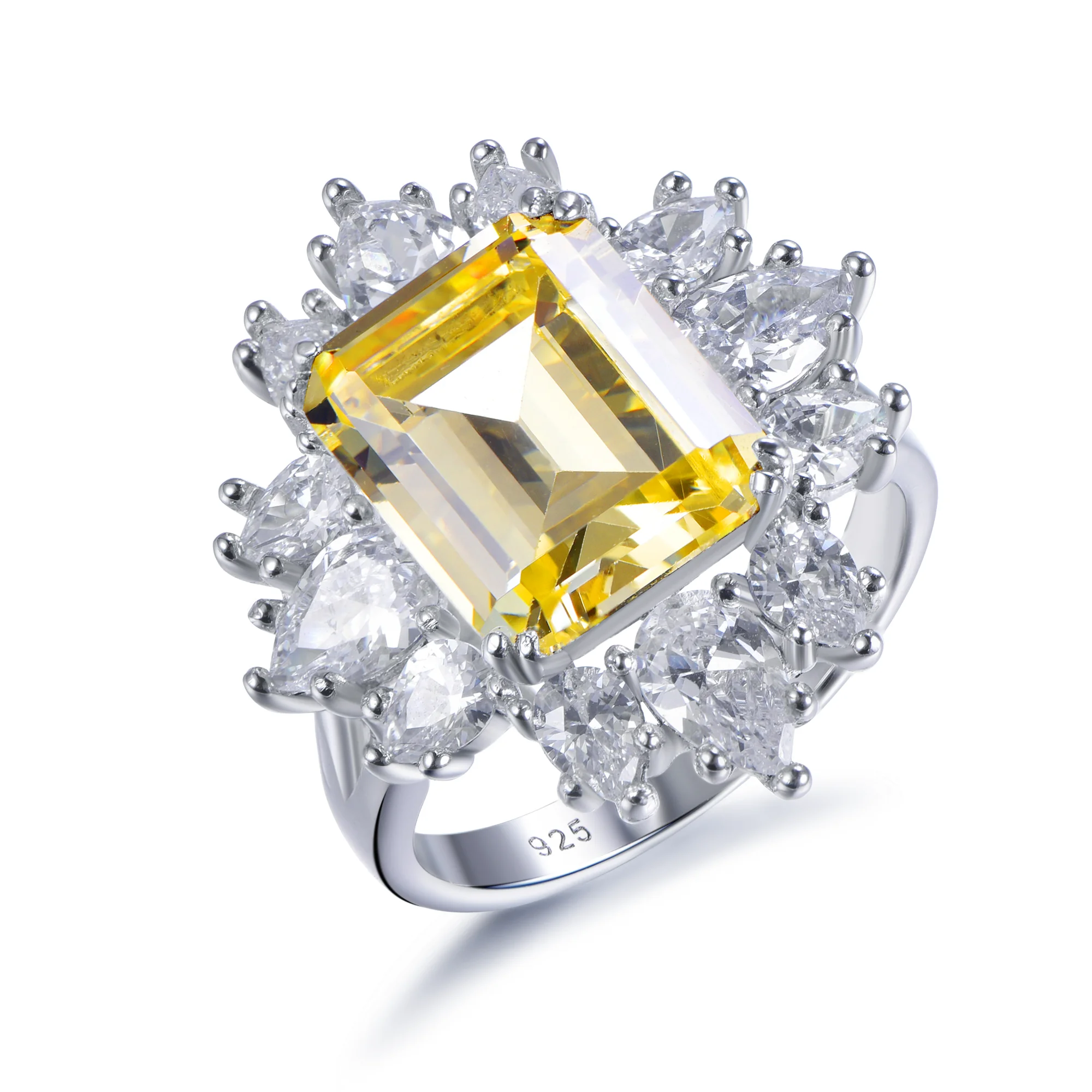 

925 sterling silver jewelry fashion diamond rings charms men women wedding rings