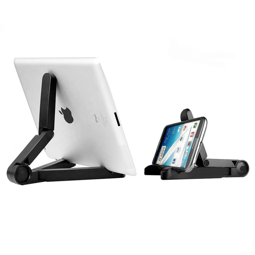 

LVSHUO Universal Tablet Phone Holder Desk Desktop Tablet Foldable Adjustable Table Mobile Phone Stand Holder For iPhone, Black/white/pink/blue/yellow