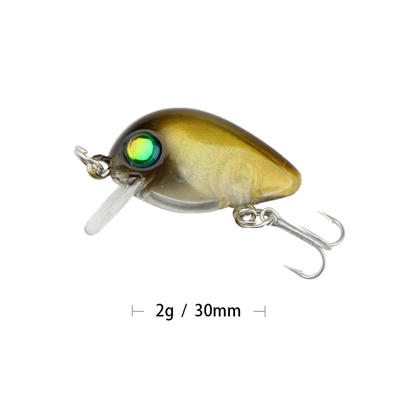 

High quality artifical crank bait hard plastic lure fishing wobblers, 11 colors