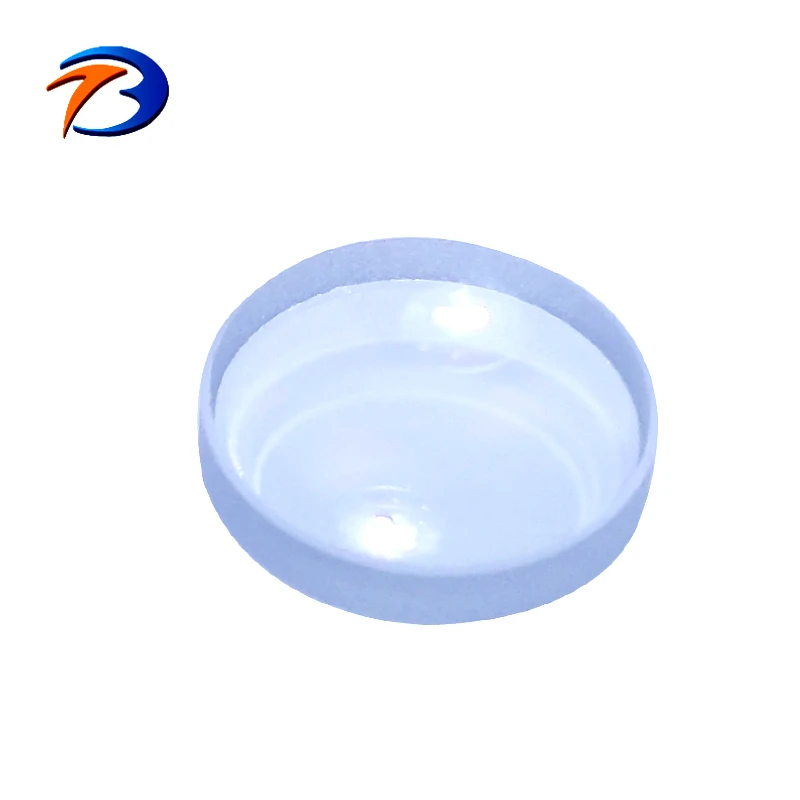 Optical custom positive meniscus lens BK7 Fused quartz glass concave-convex lens for camera