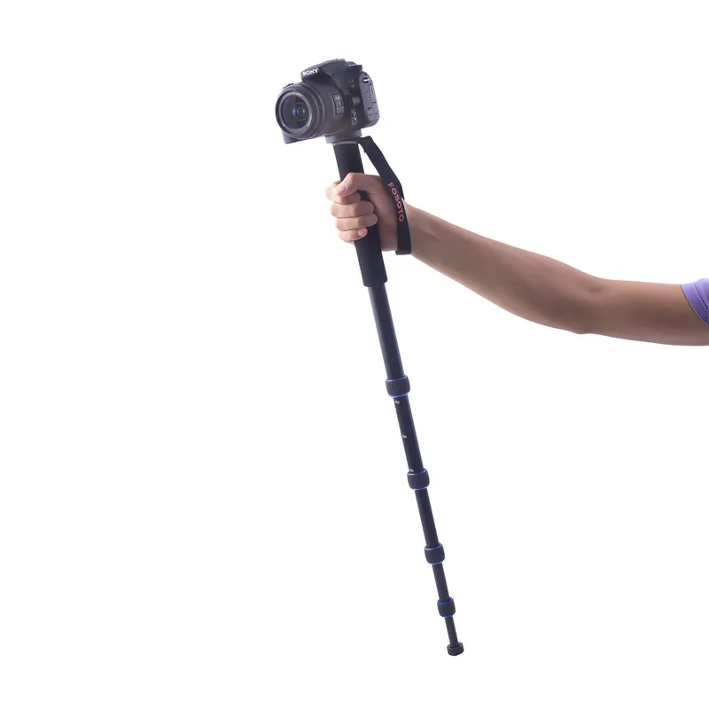 

Fosoto Manbily A-222 Aluminum Alloy Camera DSLR selfie stick Lightweight Portable Tripod stand holder Alpenstock Unipod Monopod