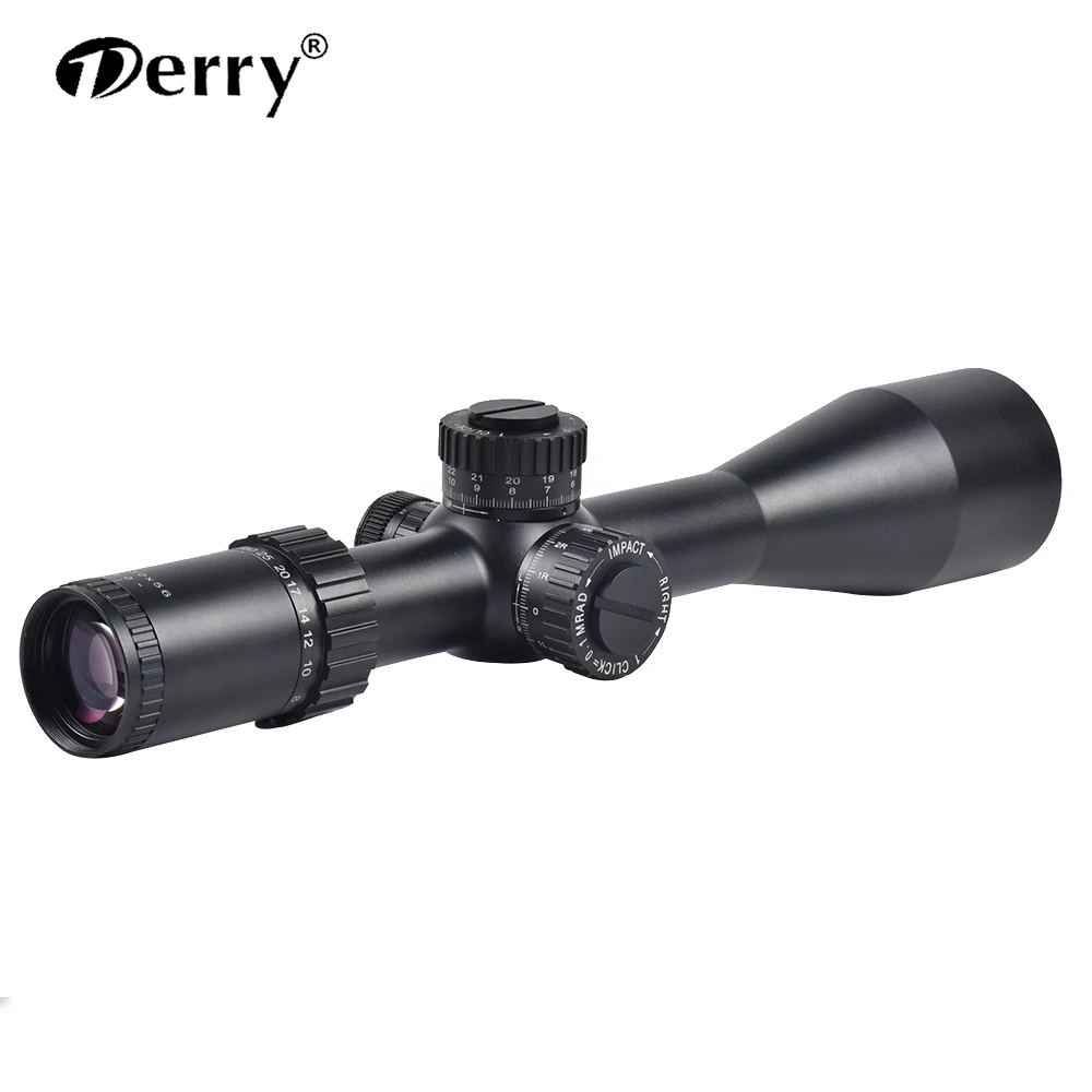 

Derry Optics 34MM Tube 5-30x56 FFIR Red Dot Illuminated Riflescope Hunting Scopes