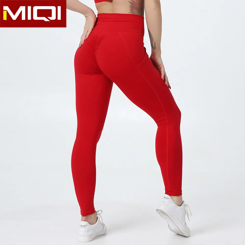 

Yoga Pants Leggings Women Seamless High Waist Black Fitness Pants For Women Pocket Recycled Plastic Leggings