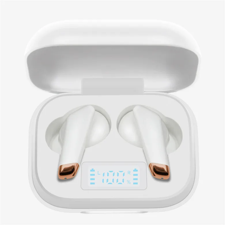 

Digital Display Binuaral Mi TWS BT5.0 Mini Headset Stereo Sound In Ear Led Display With Power Bank For cellphone