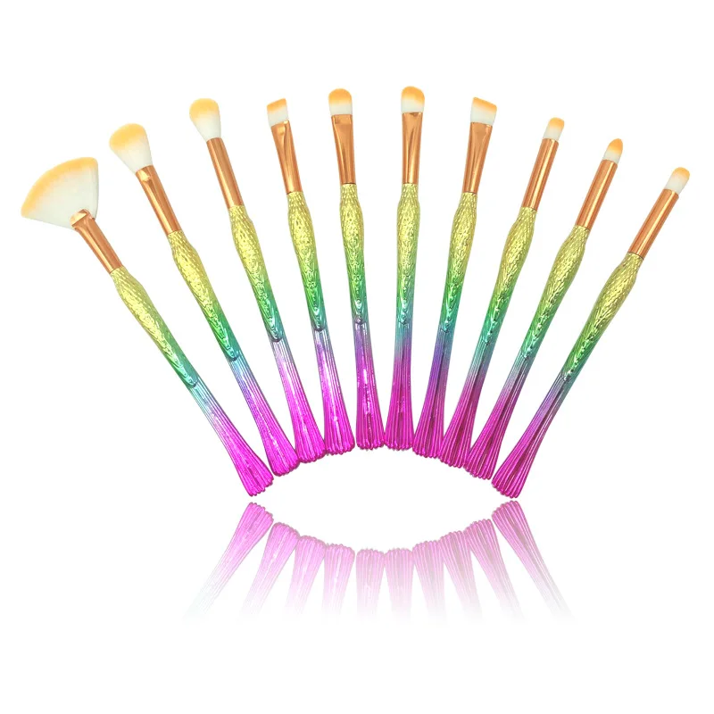 

2021 Brushes Makeup Mermaid eyeshadow brush set Lark eye shadow brush set, Picture color