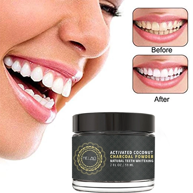 

Teeth Whitening Charcoal Powder Natural, Black