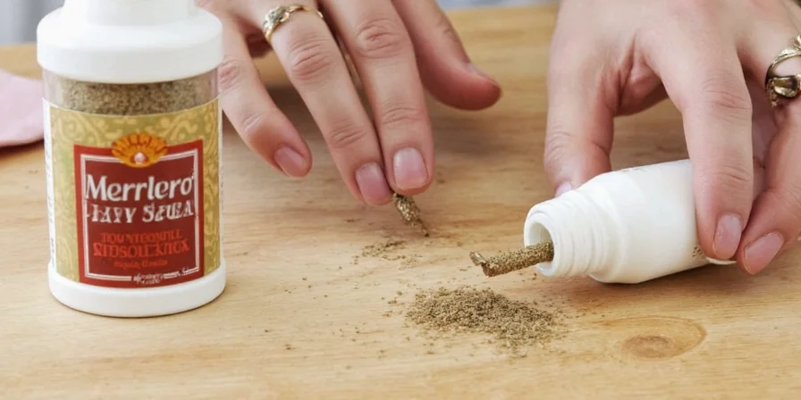 Spice rack featuring cloves