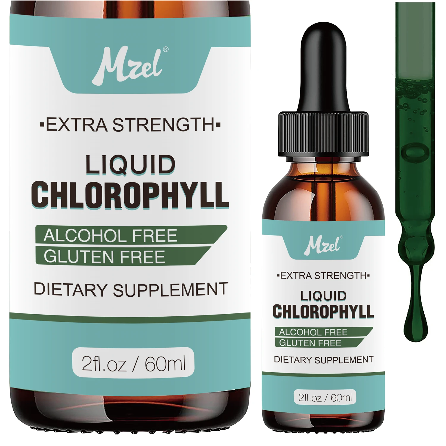 

Custom Logo 100% Pure Natural Mint Chlorophyll Liquid Drops - Energy Supplement, Immune Support, Natural Deodorant