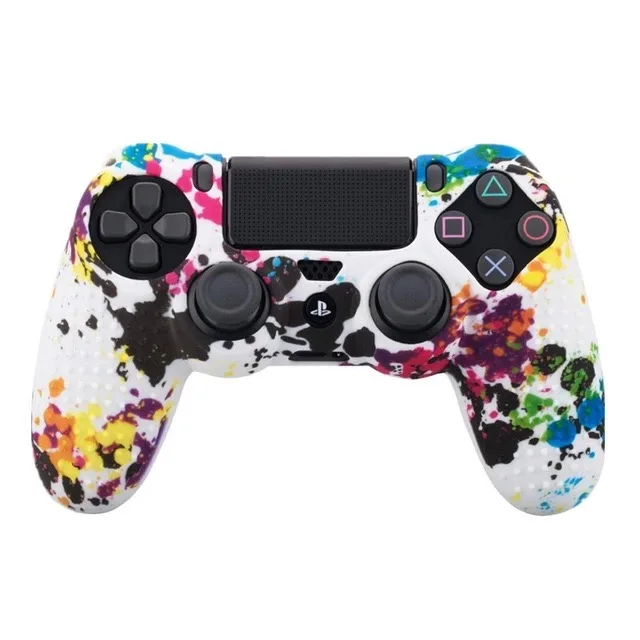 

DOBE Factory Sale New Design Gamepad Controller Protective Cover Case Silicone Anti-slip Skin Silicone Case For PS4, Colorful