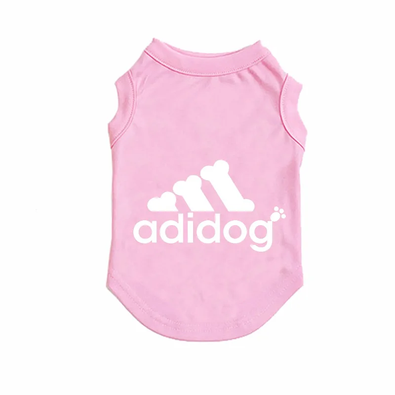 

Spring and summer solid color comfortable dog clothes dog vest pet T-shirt cat vest