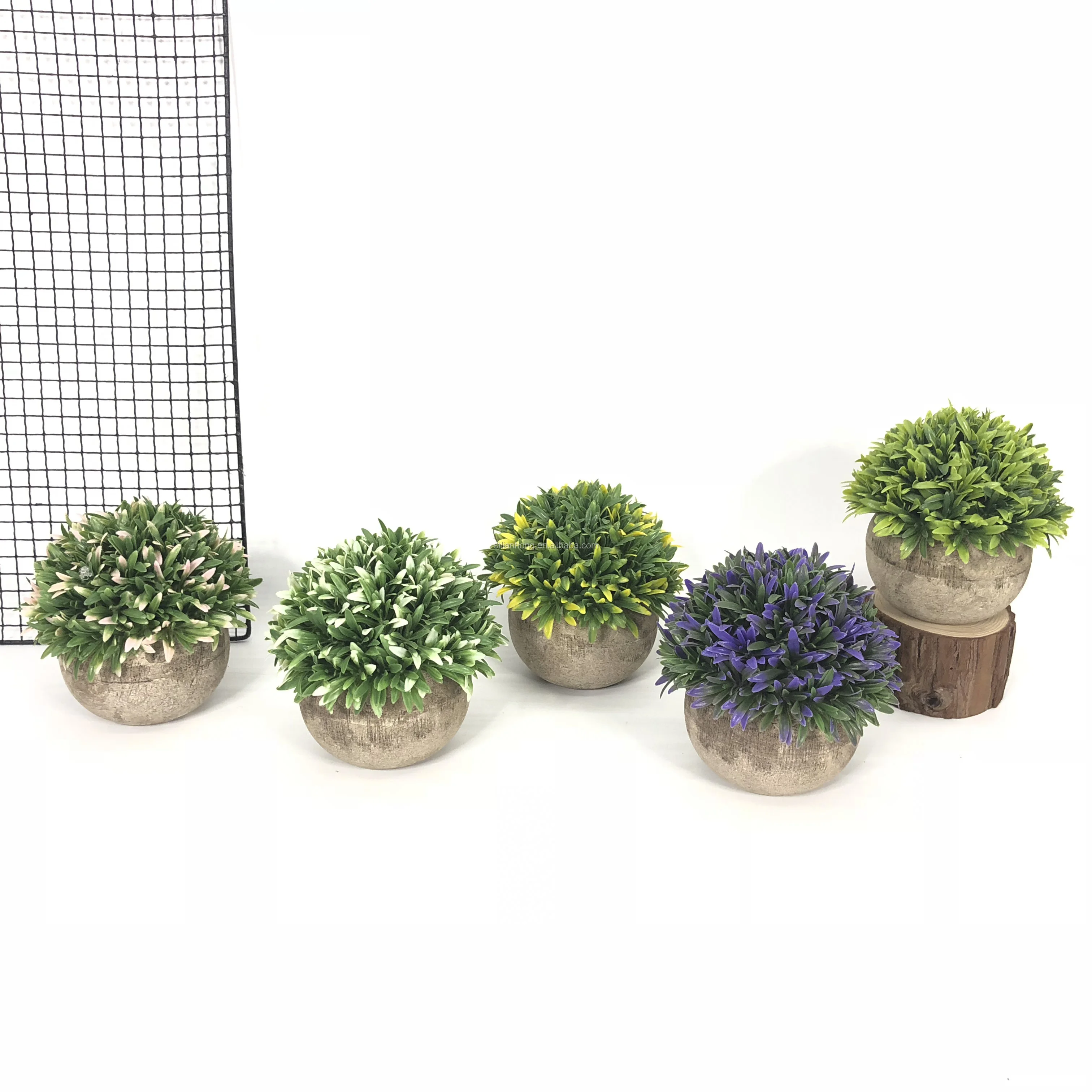 

AHE264 Mini Artificial Potted Plants Small Artificial Succulents Plants For Decoration, Pictures shown