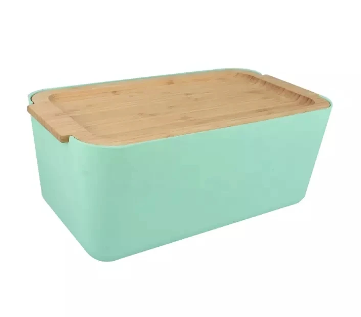 Biodegradable Bamboo Fiber Bread Box With Bamboo Lid Bread Box Large Buy Bread Box,Bamboo