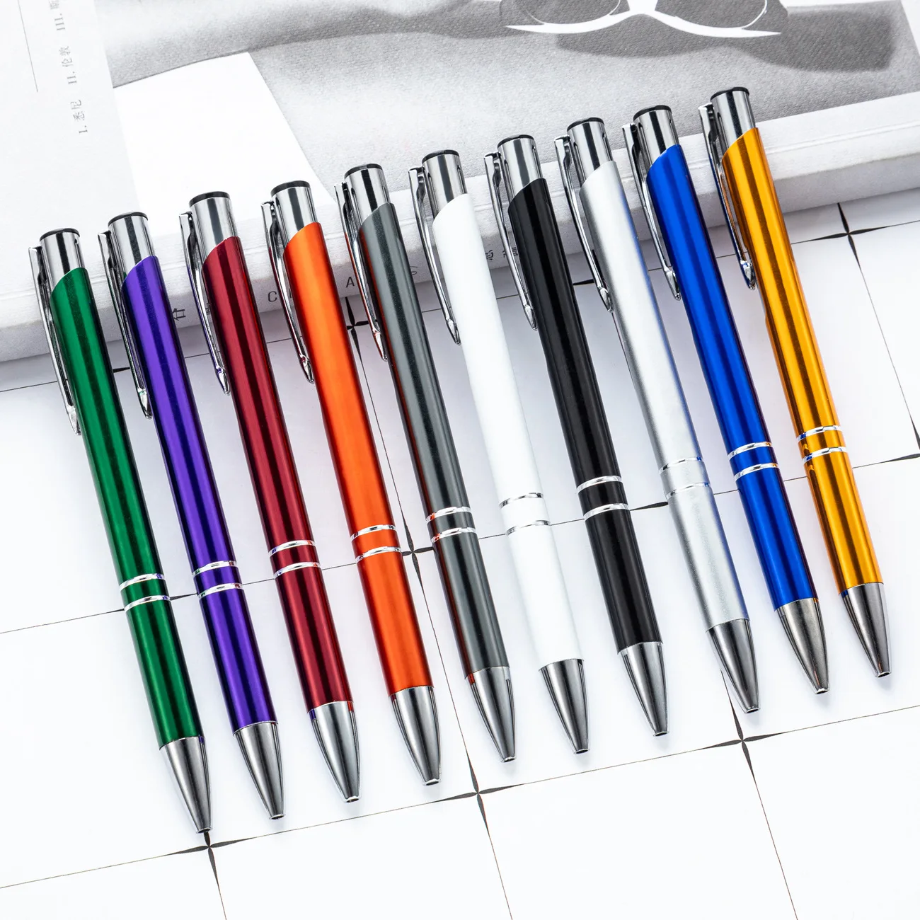 

Promotional Aluminium Metal Pen With Company Custom Logo