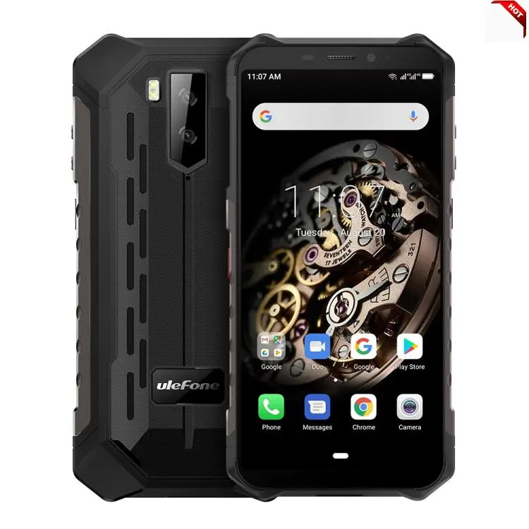 

Celular Ulefone Armor X5 Rugged Phone 3GB+32GB IP68/IP69K Waterproof 5000mAh Android 9.0 Octa Core OTG NFC smartphones