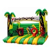 Crazy and Excited green coconut tree air bouncer inflatable trampolin and inflatable bouncer jumping castle inflatable bouncer
