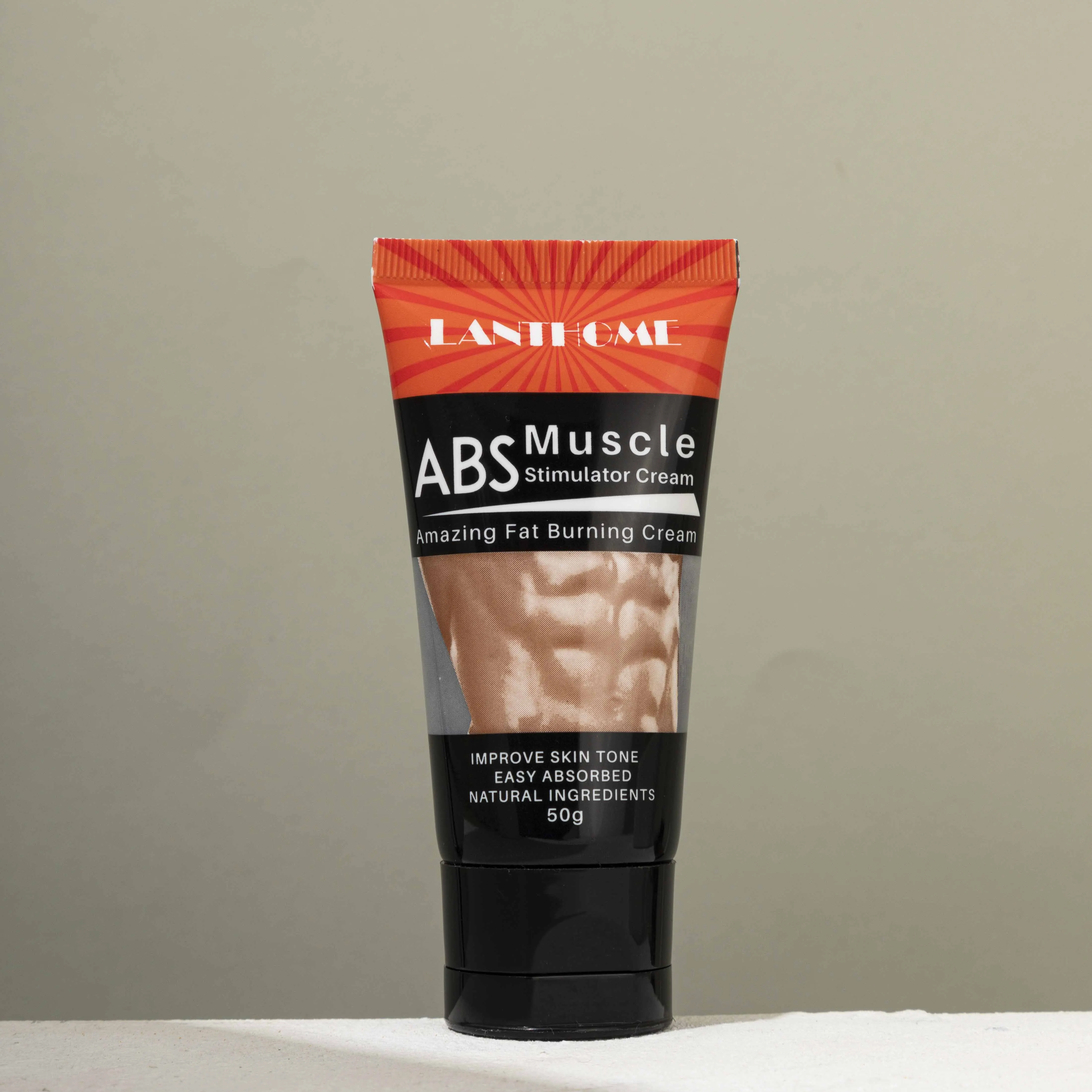 

Lanthome Private Logo custom logo organic heathy Abs stimulator fast fat burner stimulator muscle cream slimming cream