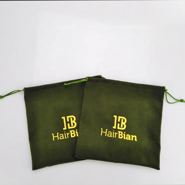 

large velvet bags gift drawstring jewelry pouch with gold logo, Customized color