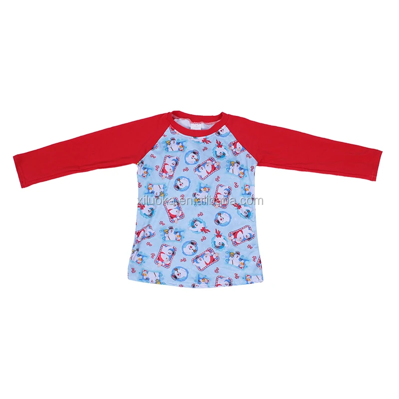

Wholesale Cotton Custom Long Sleeve T shirt Winter Clothes Christmas Baby Boy Clothes, Picture