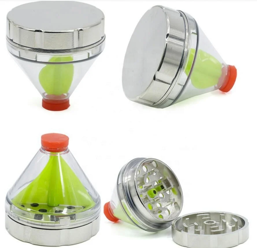 

New Arrival Mini Blade Plastic Funnel Herb Grinder Diameter  Tobacco Grinder jhcentury, Picture