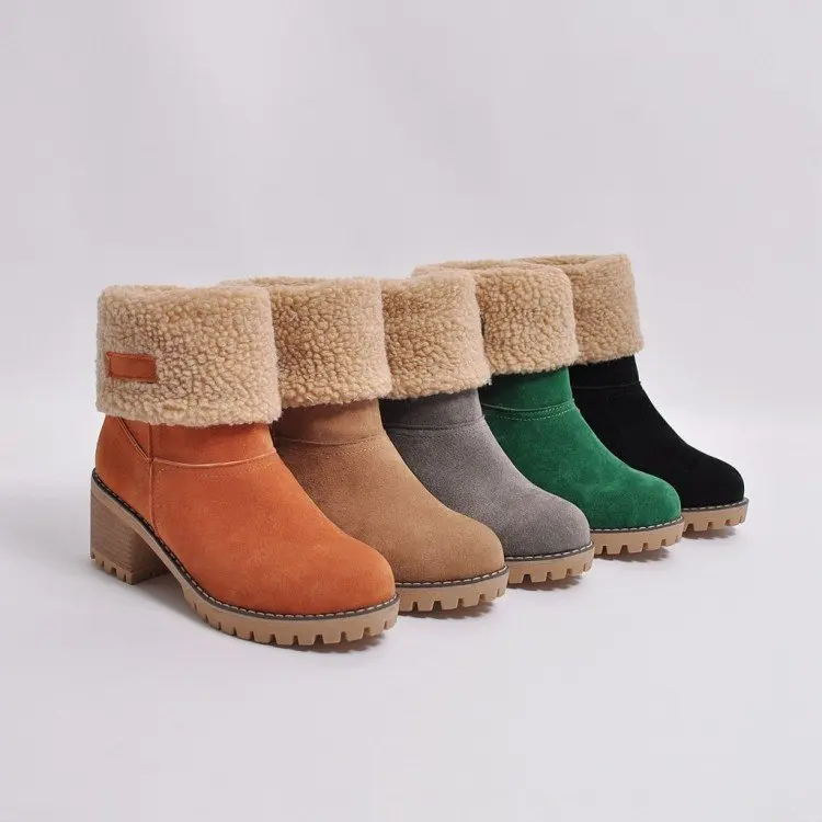 

Warm Women Snow Boots Wholesale Winter Boots Snow Sheepskin Fur Boots