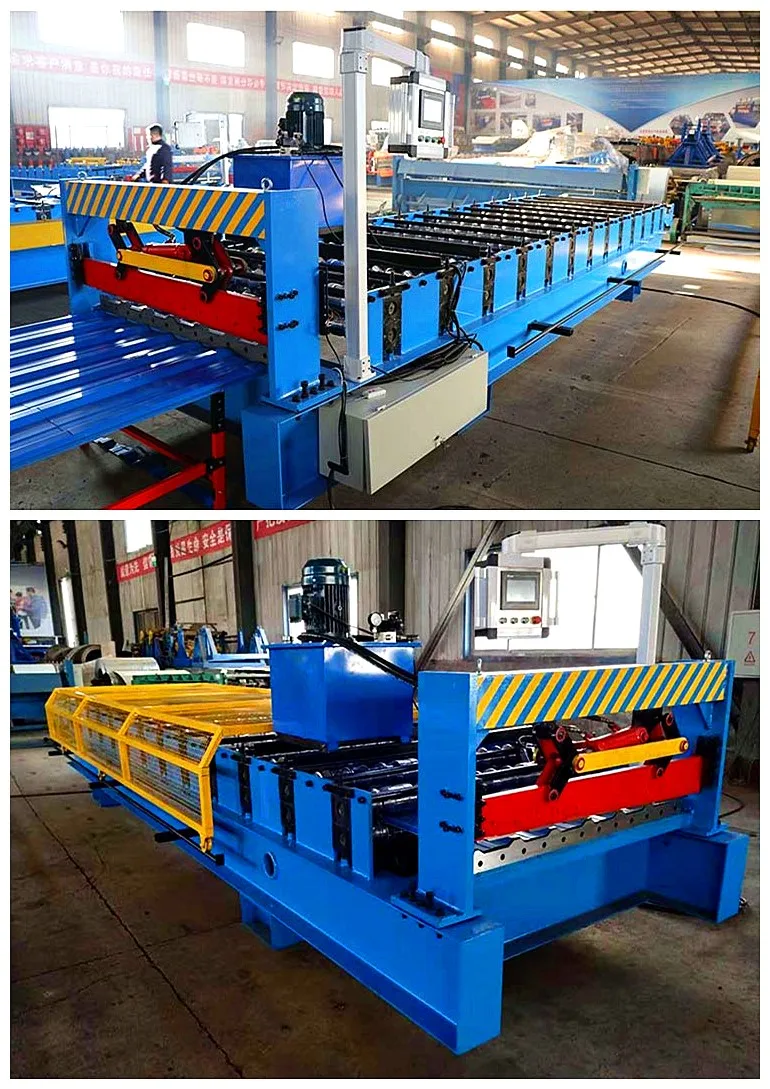 Continuous Rafter Roll Machine Automatic Wall and Roof Roll Forming Aluminium Trapezoidal Roofing ...