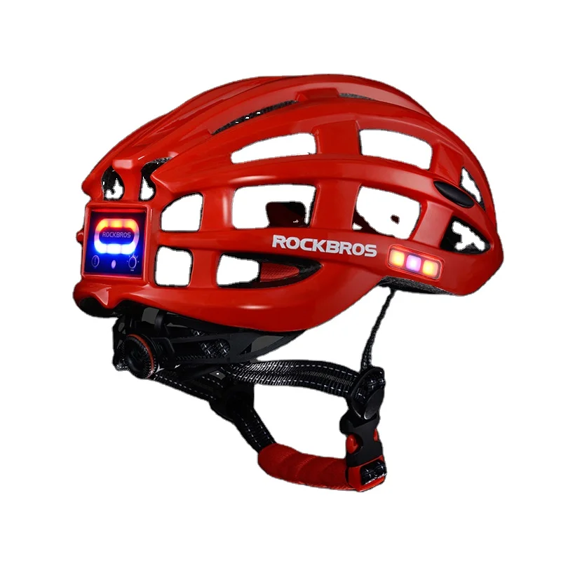 

New MTB Helmets Cycling LED Light Helmet USB Riding Road Bike For Ment Light Bike Helmets, Customized color accept