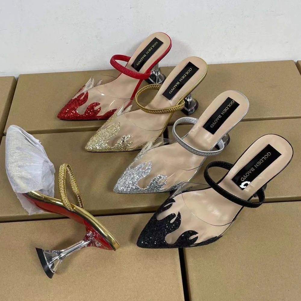 

Personalized pattern pointed high heels ladies casual shiny fashion temperament women's shoes, Requirement