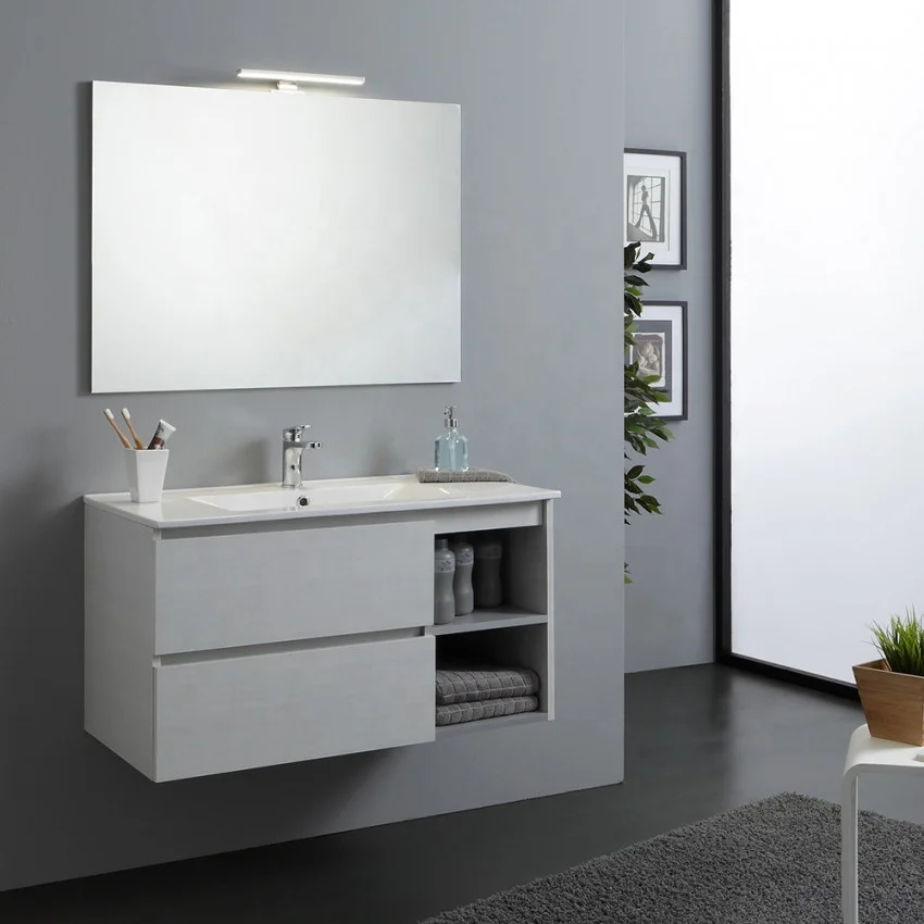 Modern Furniture 90cm Washbasin Design Bathroom Wall Hung