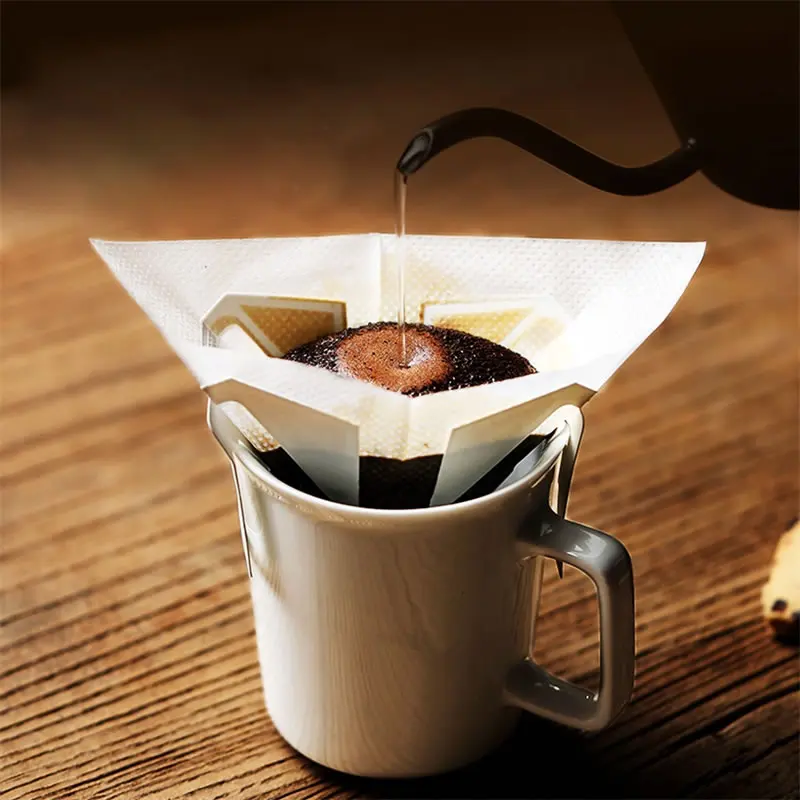 
YIJIA 20pcs/set Coffee Hanging Filter Bags Cold Brew Coffee Pour Over Coffee Dripper 