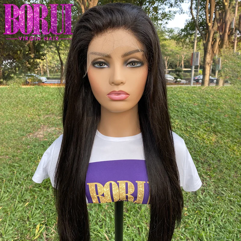 

BoruiHair vietnamese premier skin heat resistant london european malaysian human hair full lace front wig