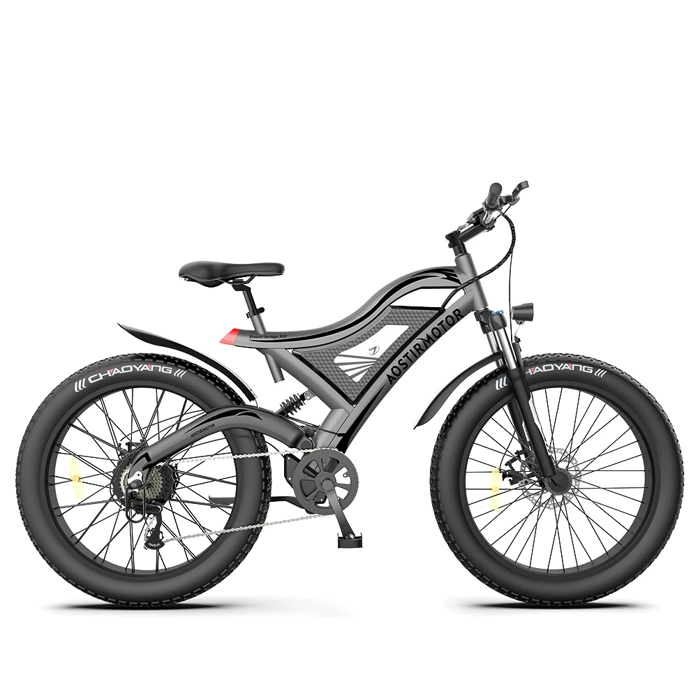 

US Warehouse Wholesale 45 KMH 26 Inch Fat Tire 48V 750W E Mountain Bike Cycle