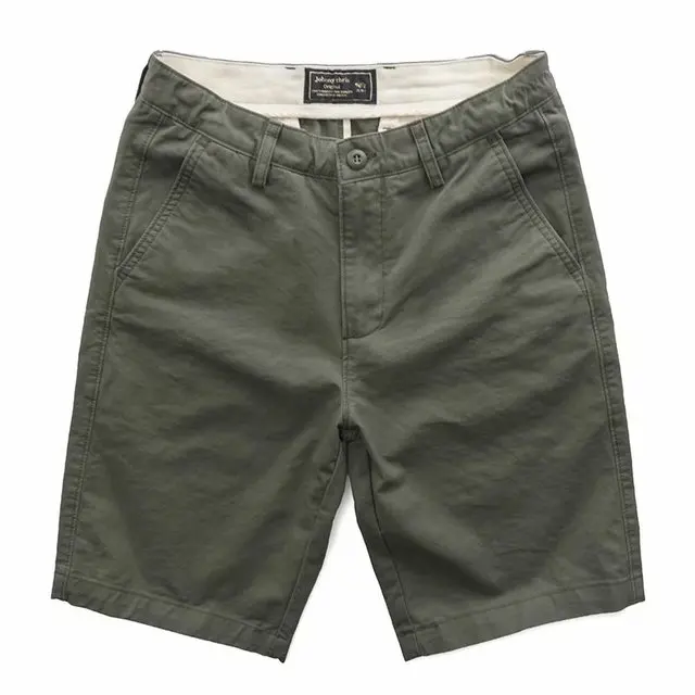 

Fashionable Summer Men's Shorts Cotton Solid Casual Classic Silm Fit Cargo Shorts, Khaki, green, black