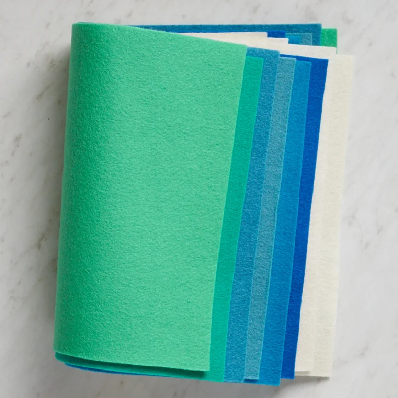 cusotomize size and color 100 wool felt fabric