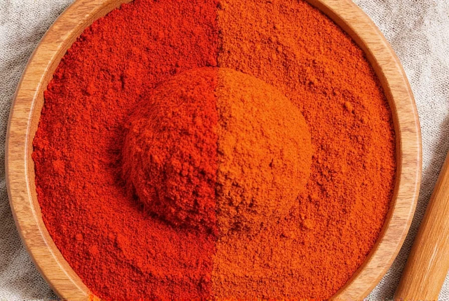 Different varieties of paprika